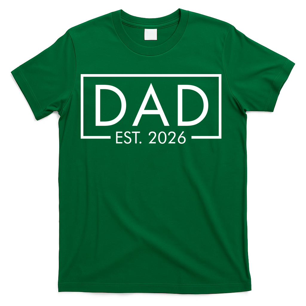 Dad Est. 2026 Logo  T-Shirt