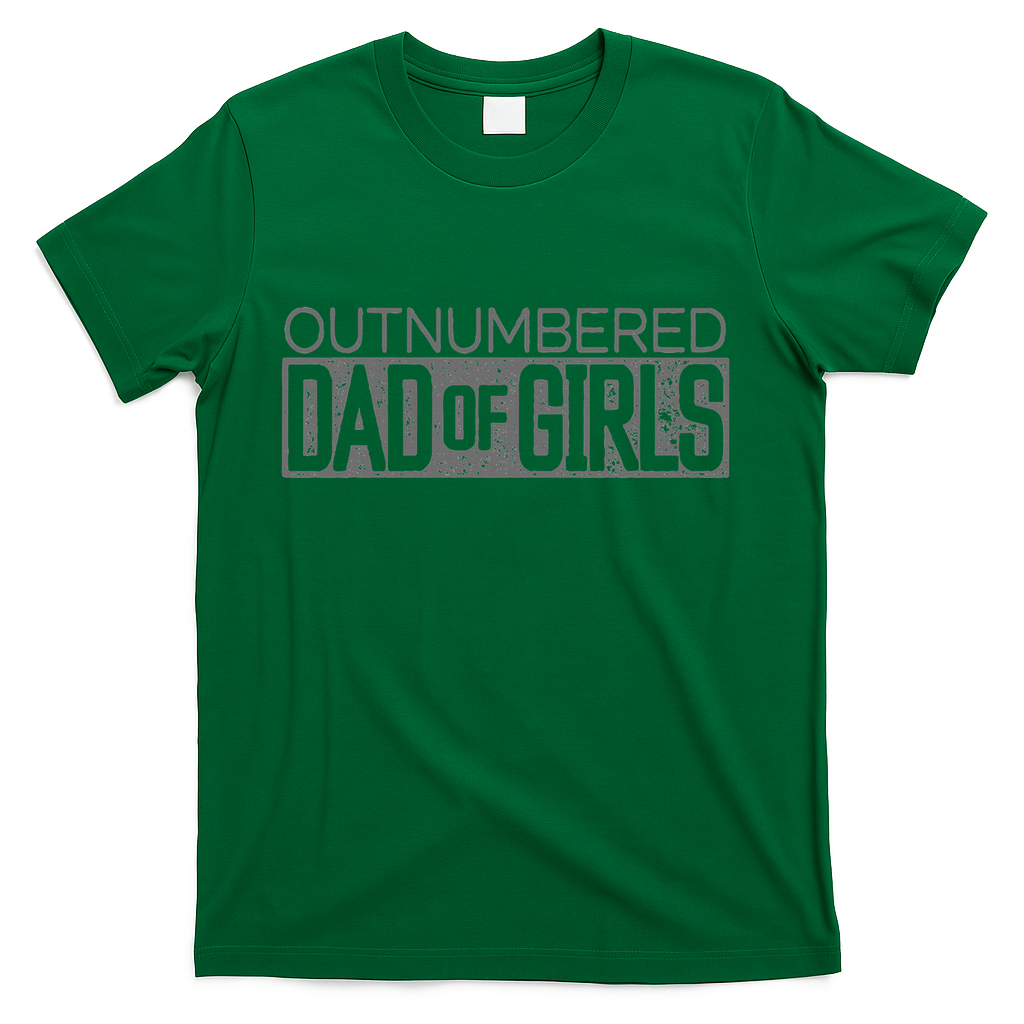 Outnumbered Dad T-Shirt