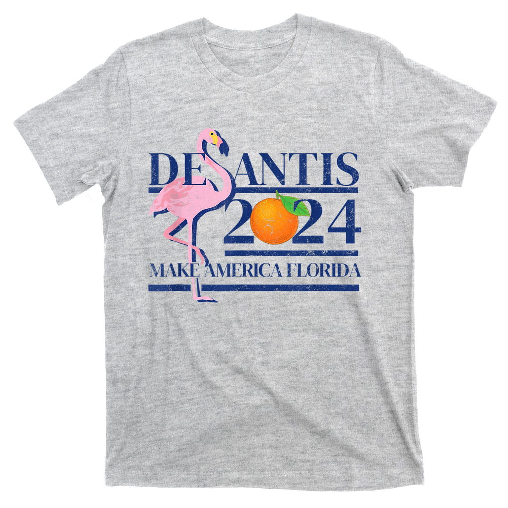 DeSantis 2024 Make America Florida Flamingo Election T-Shirt