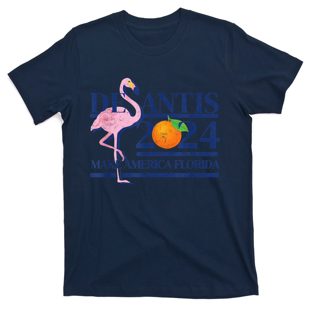 DeSantis 2024 Make America Florida Flamingo Election T-Shirt