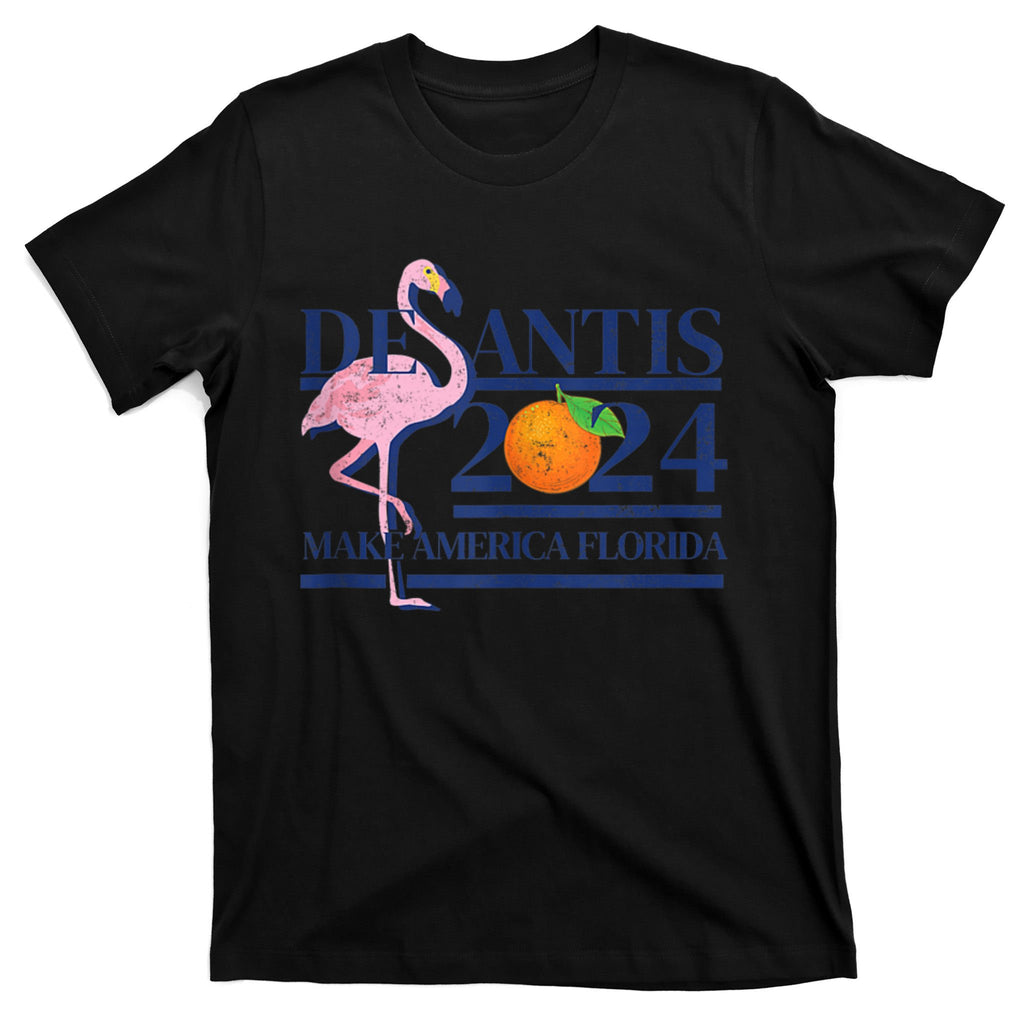 Desantis 2024 Make America Florida Flamingo T-Shirt
