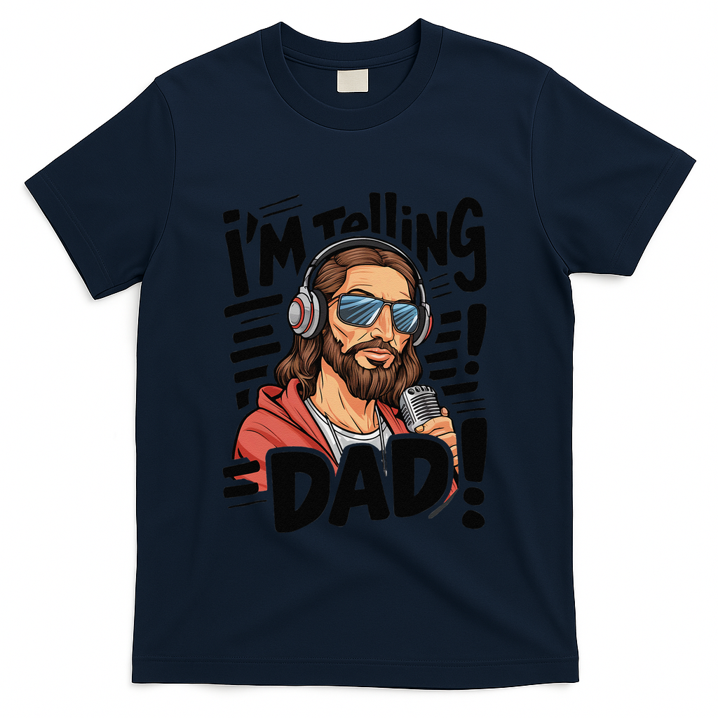 Funny Jesus IM Telling Dad Religious T-Shirt