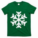 White Snowflake Cool Winter Sports Xmas Gift Meaningful Gift T-Shirt