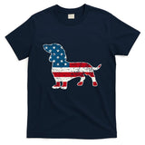 Dachshund 4th Of July American Flag Dog Lovers T-Shirt