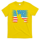 Distressed 4th Of July Liberty Flag T-Shirt