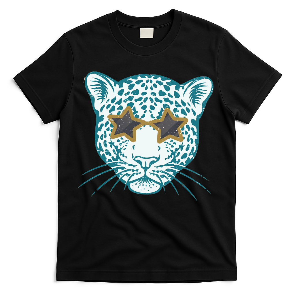 Football Jags Leopard Star T-Shirt