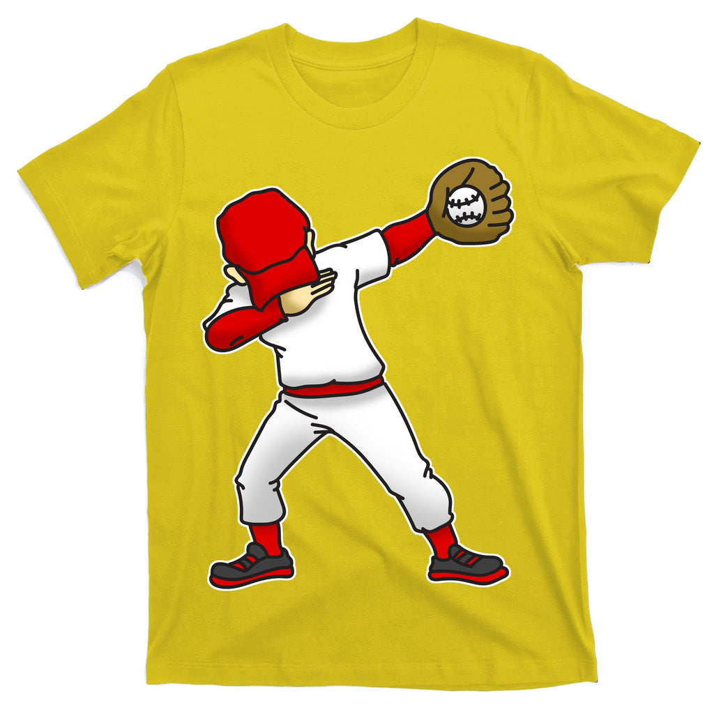 Dabbing Baseball Player T-Shirt