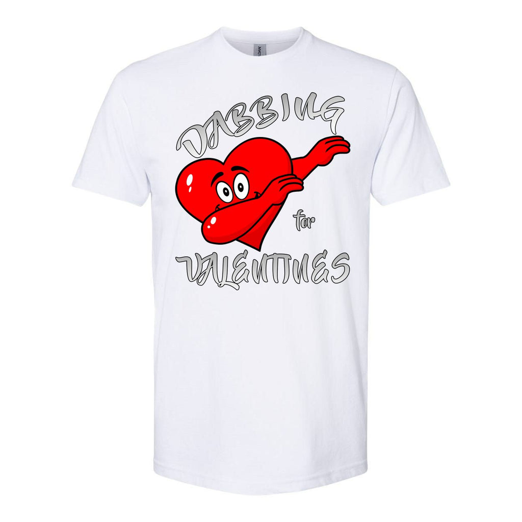 Dabbing For Love Valentines Day Heart Softstyle CVC T-Shirt