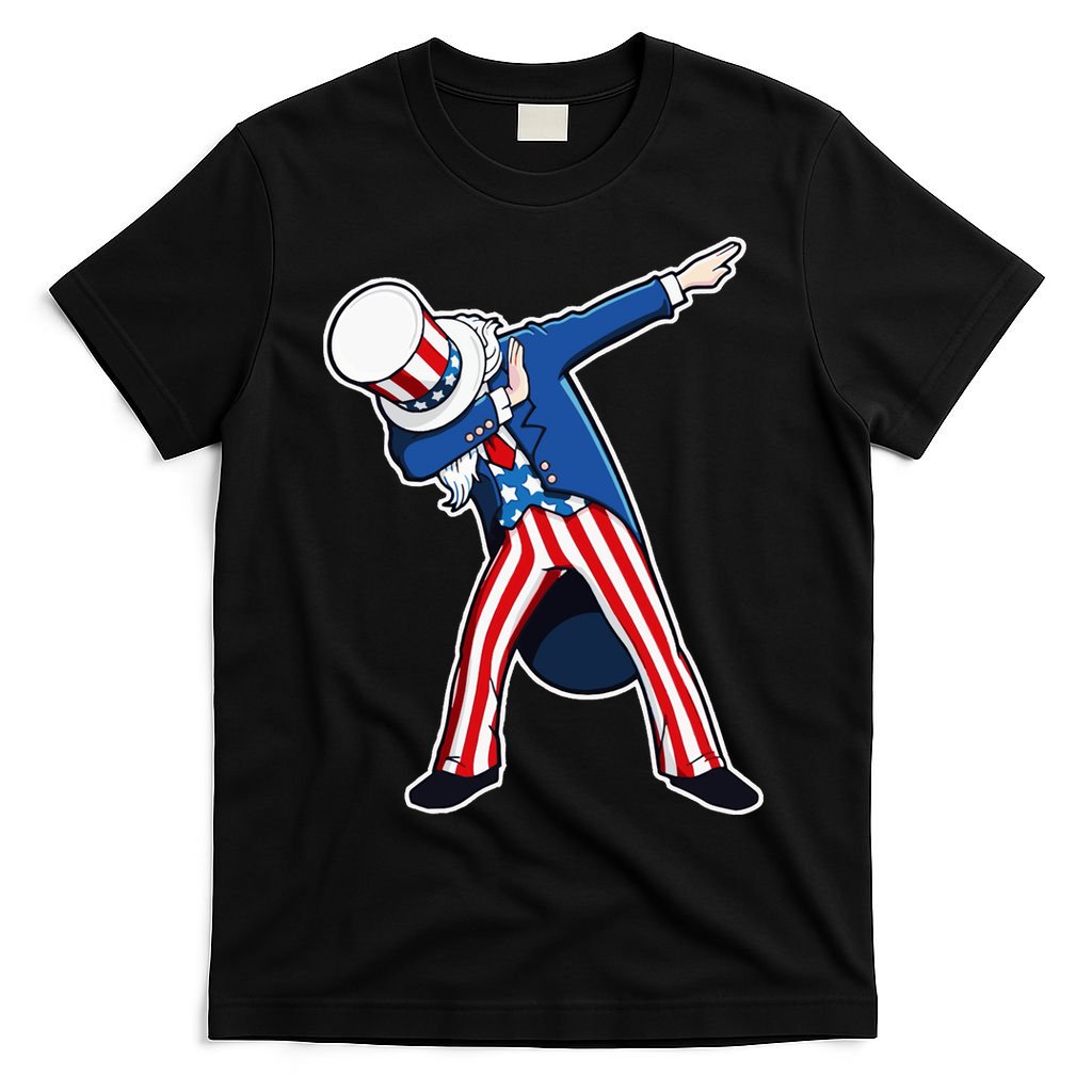 Dabbing Uncle Sam 4th of July Independence Day T-Shirt