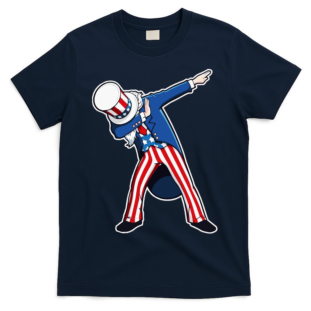 Dabbing Uncle Sam 4th of July Independence Day T-Shirt