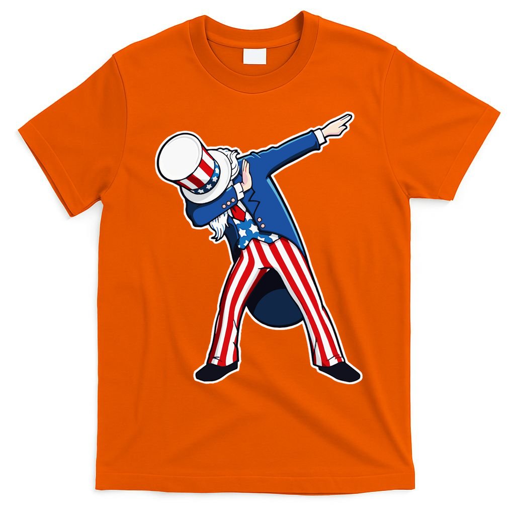 Dabbing Uncle Sam 4th of July Independence Day T-Shirt
