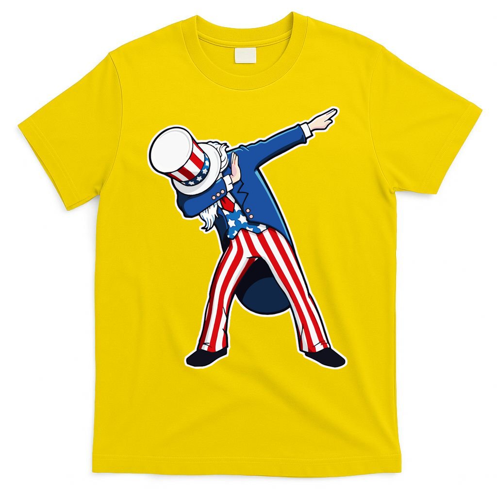 Dabbing Uncle Sam 4th of July Independence Day T-Shirt