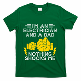 Electrician Lineman Dad Joke For Electrical Engineer Father T-Shirt