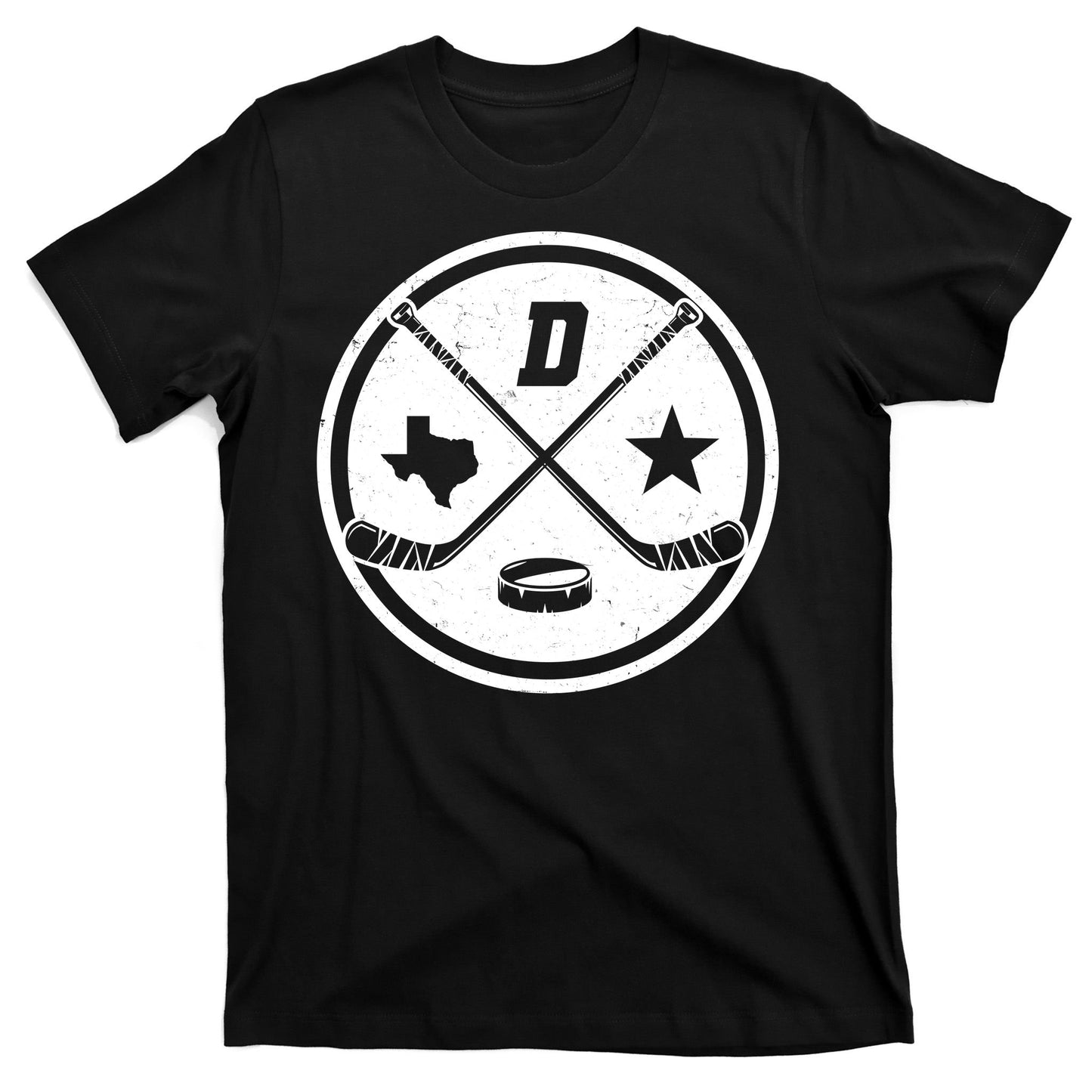 Dallas Texas Hockey Vintage Star Logo T-Shirt