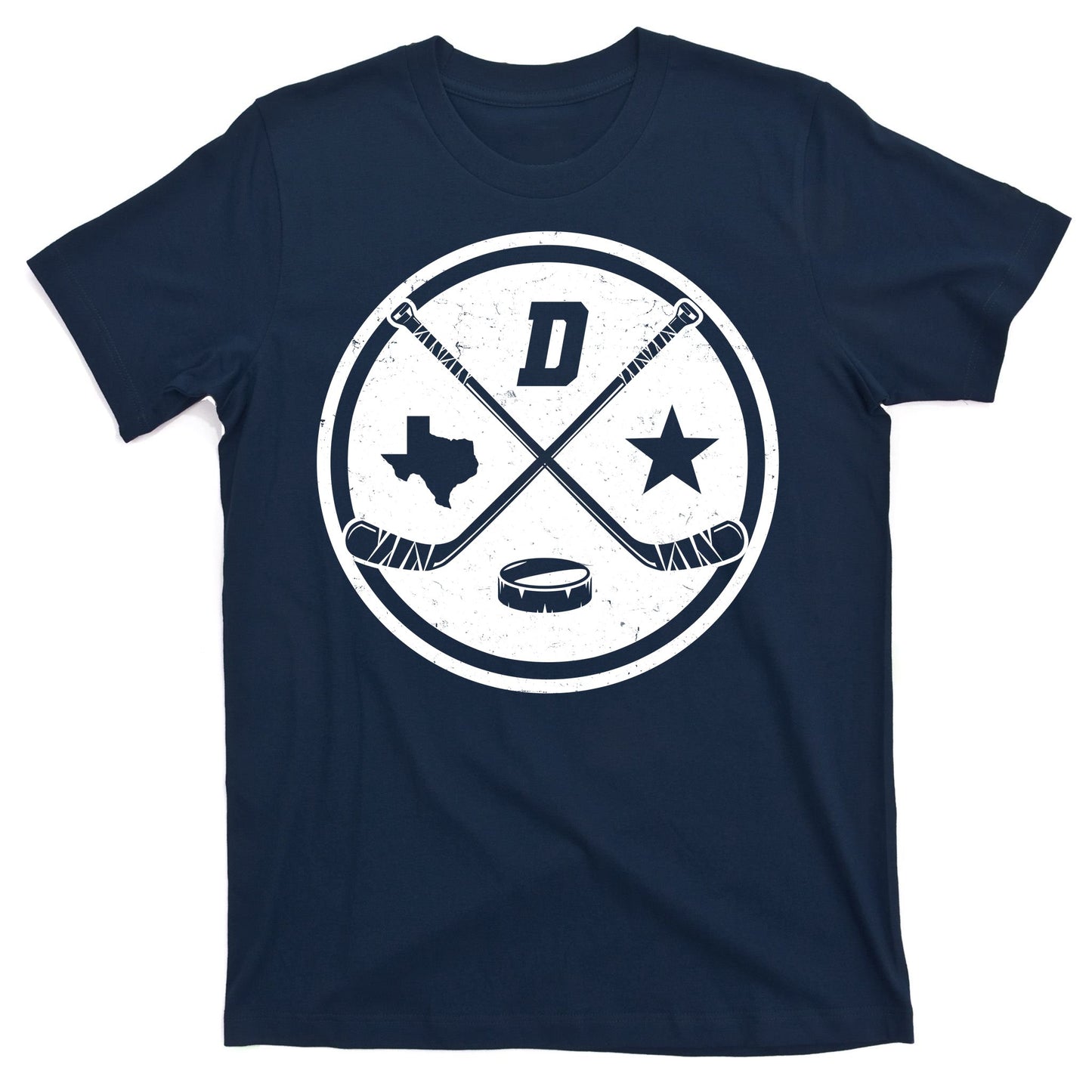 Dallas Texas Hockey Vintage Star Logo T-Shirt
