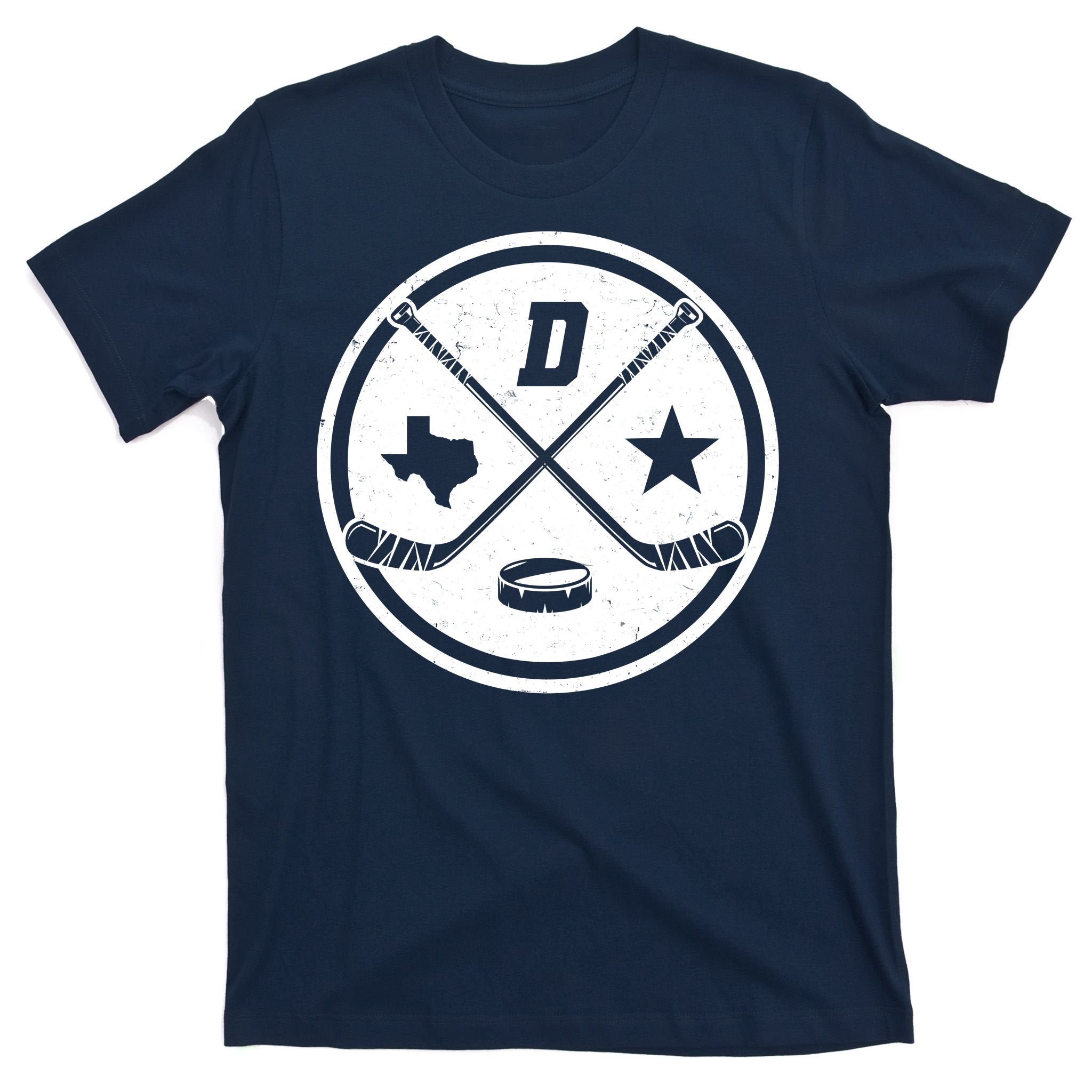 Dallas Texas Hockey Vintage Star Logo T-Shirt