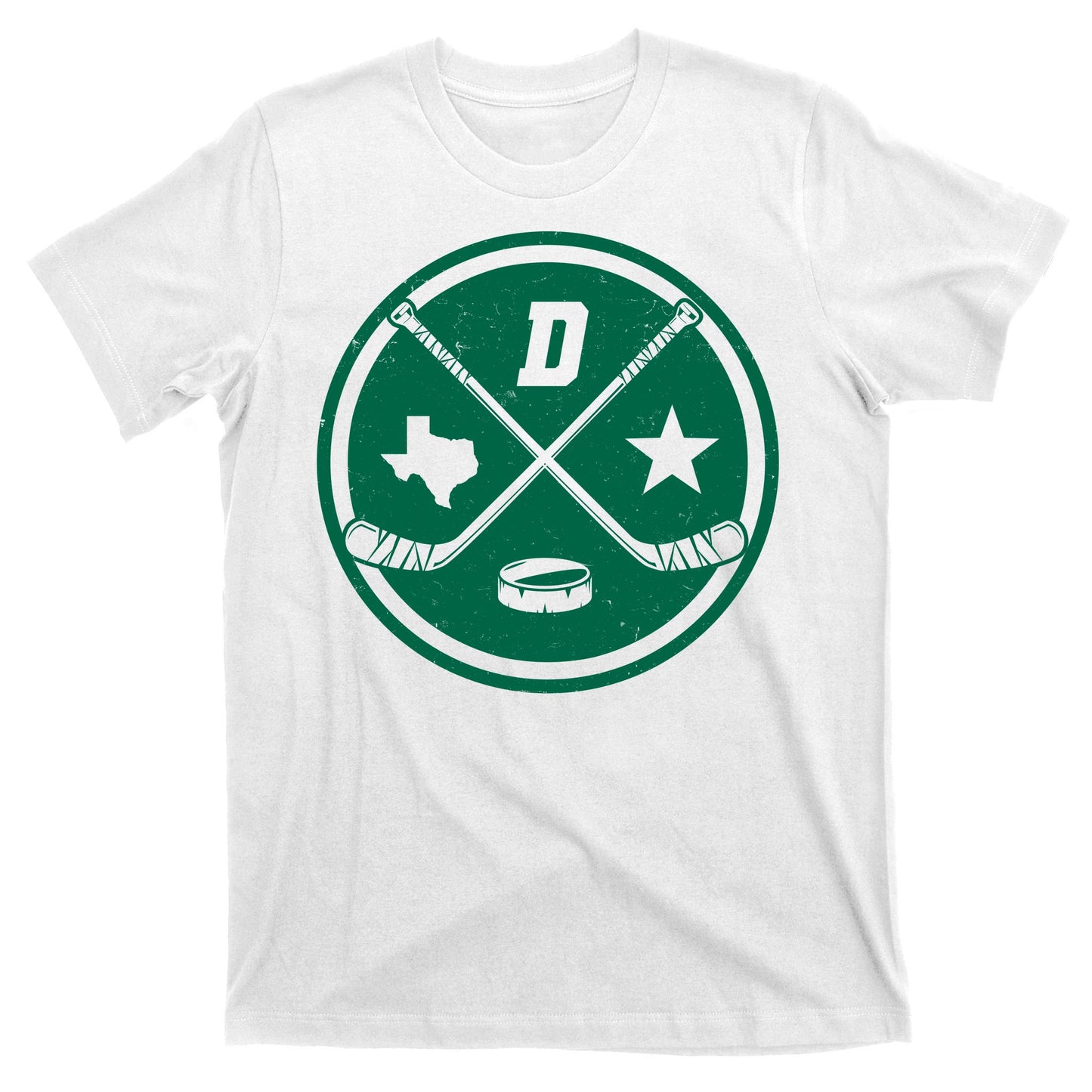 Dallas Texas Hockey Vintage Star Logo T-Shirt
