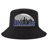 Dallas Texas Skyline City Football Fan Cool Comfort Performance Bucket Hat