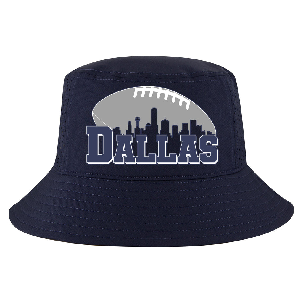 Dallas Texas Skyline City Football Fan Cool Comfort Performance Bucket Hat