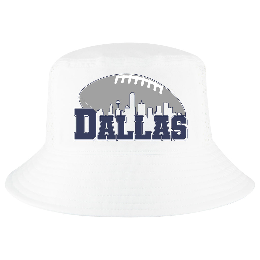 Dallas Texas Skyline City Football Fan Cool Comfort Performance Bucket Hat