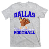 Dallas Thanksgiving Football Funny Dabbing Turkey T-Shirt