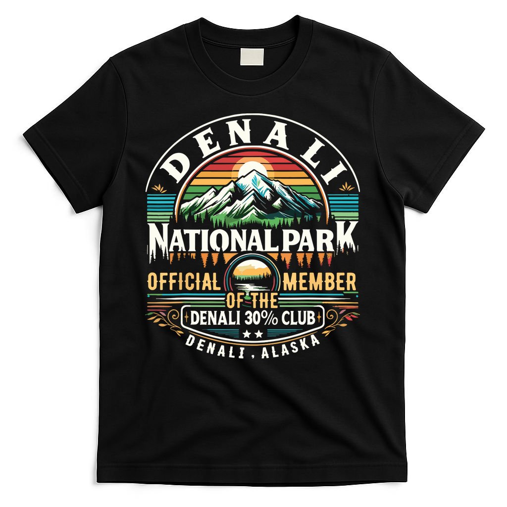 Denali Alaska National Park Official Member Of The Denali 30 Percent Club T-Shirt