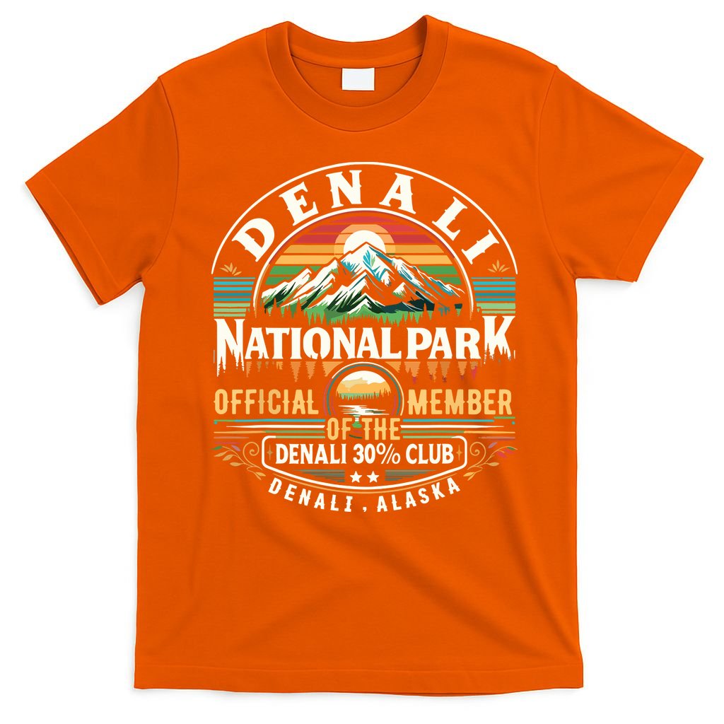 Denali Alaska National Park Official Member Of The Denali 30 Percent Club T-Shirt