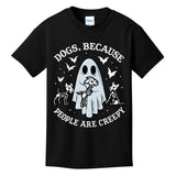 Dogs Because People Are Creepy Cute Gift Kids T-Shirt