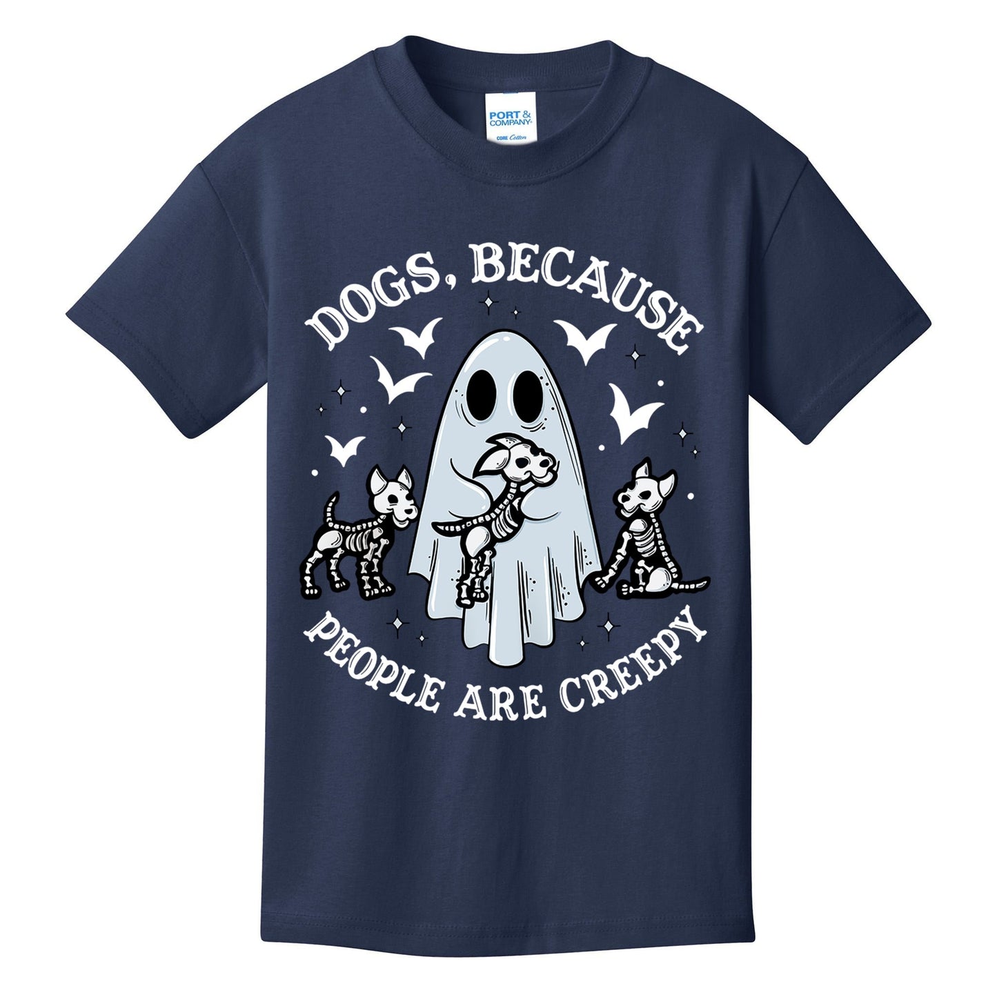 Dogs Because People Are Creepy Cute Gift Kids T-Shirt