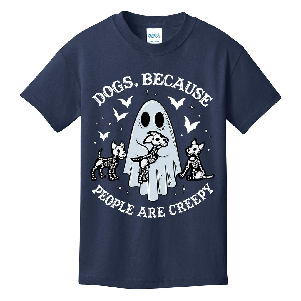 Dogs Because People Are Creepy Cute Gift Kids T-Shirt