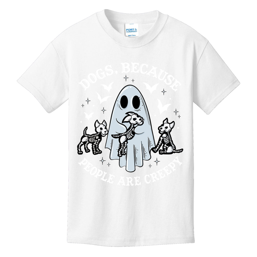 Dogs Because People Are Creepy Cute Gift Kids T-Shirt