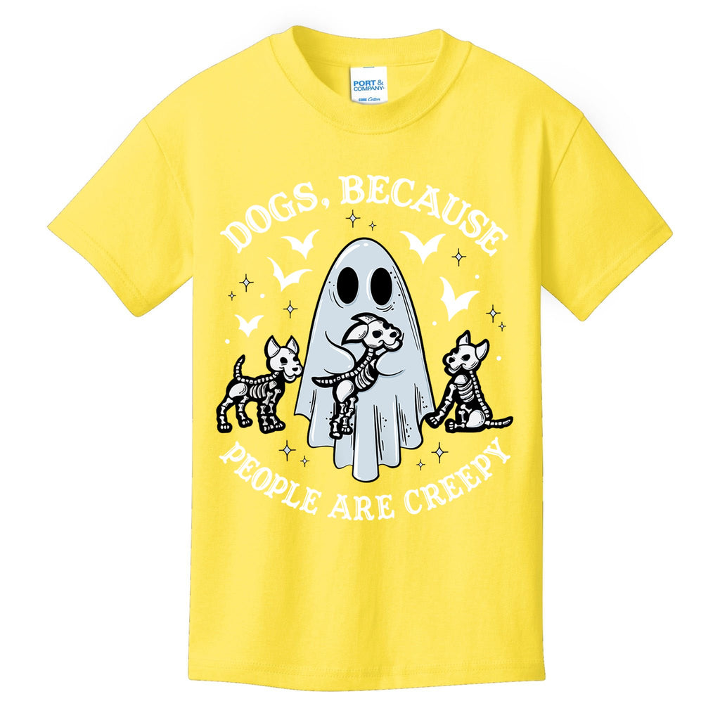 Dogs Because People Are Creepy Cute Gift Kids T-Shirt