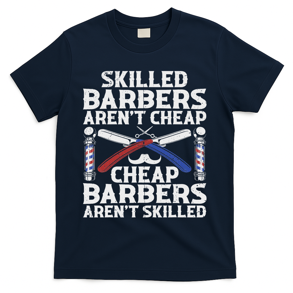 Cute Barber For Dad Hairstylist Barbershop Hair Stylist T-Shirt