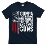 Gunpa Like A Normal Grandpa Fun And Owns Guns T-Shirt