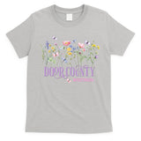 Door County Wisconsin Wildflowers Summer Vacation Souvenir Gift T-Shirt