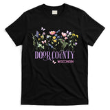 Door County Wisconsin Wildflowers Summer Vacation Souvenir Gift T-Shirt