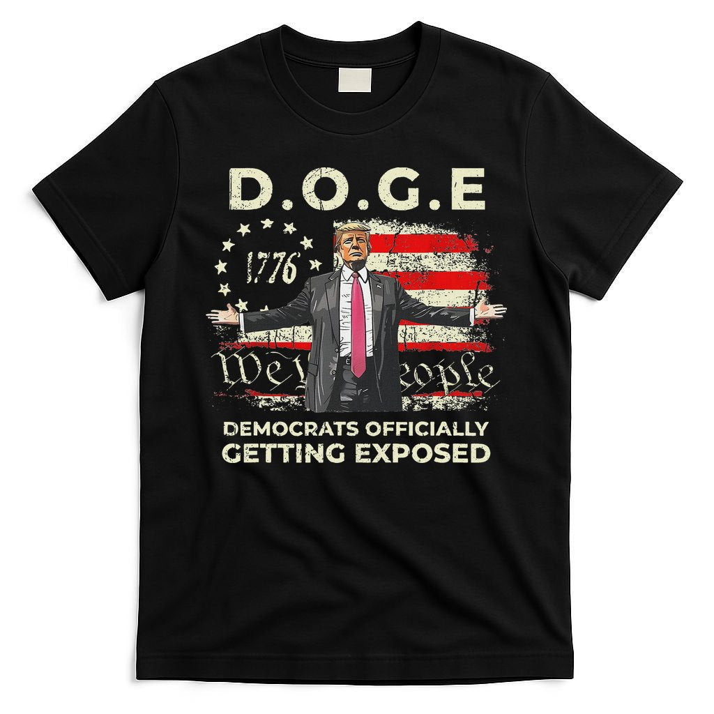 Doge Democrats Getting Exposed Trump 2025 T-Shirt