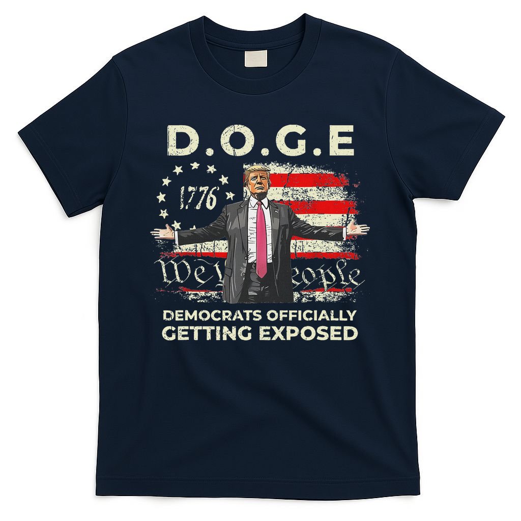 Doge Democrats Getting Exposed Trump 2025 T-Shirt