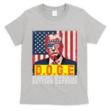 Doge Democrat Officially Getting Exposed Trump 2025 T-Shirt