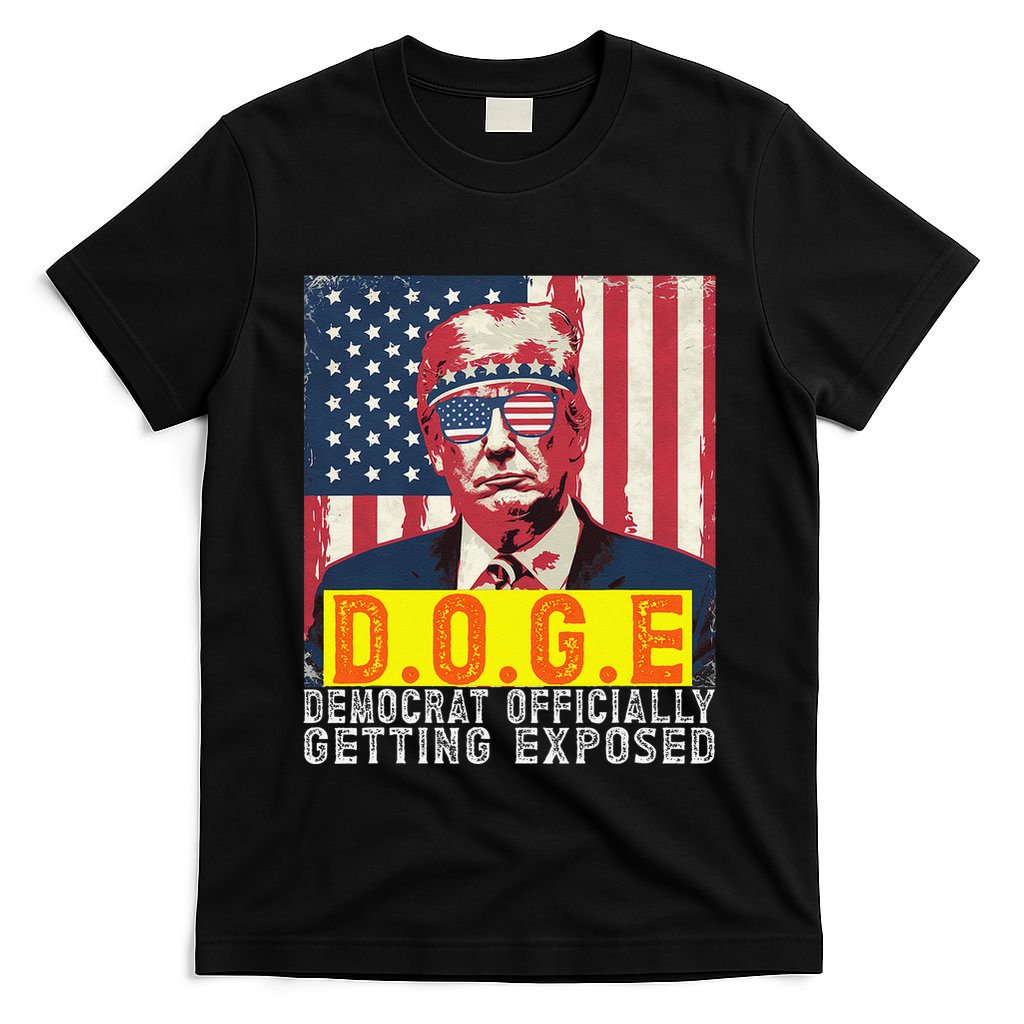 Doge Democrat Officially Getting Exposed Trump 2025 T-Shirt