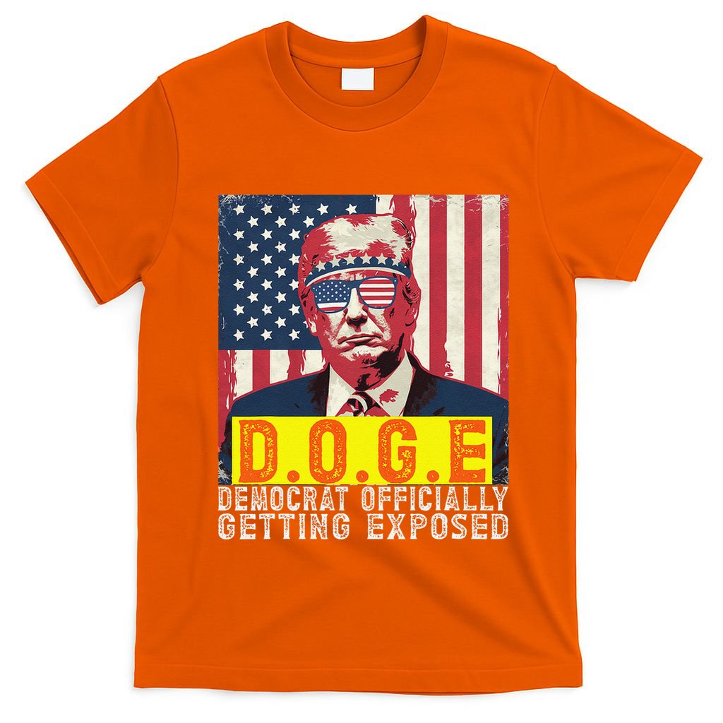 Doge Democrat Officially Getting Exposed Trump 2025 T-Shirt