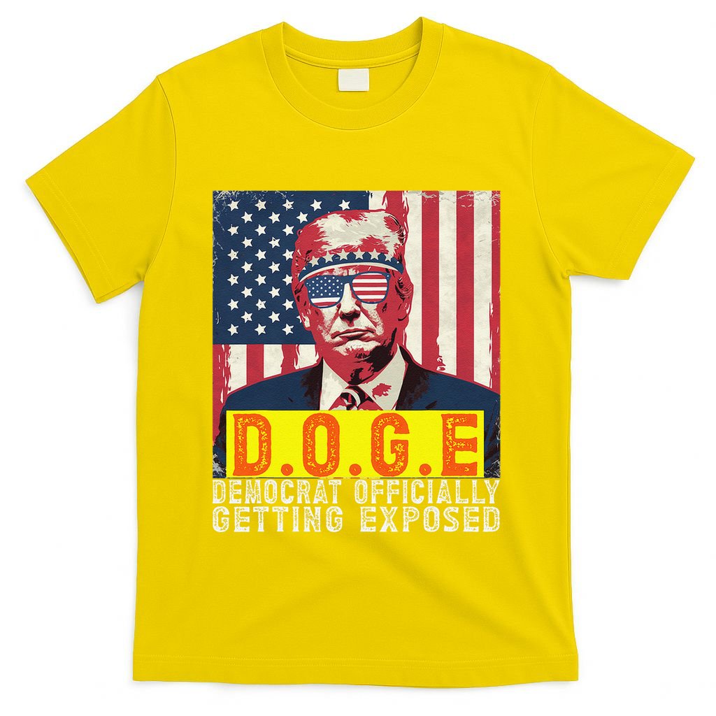 Doge Democrat Officially Getting Exposed Trump 2025 T-Shirt