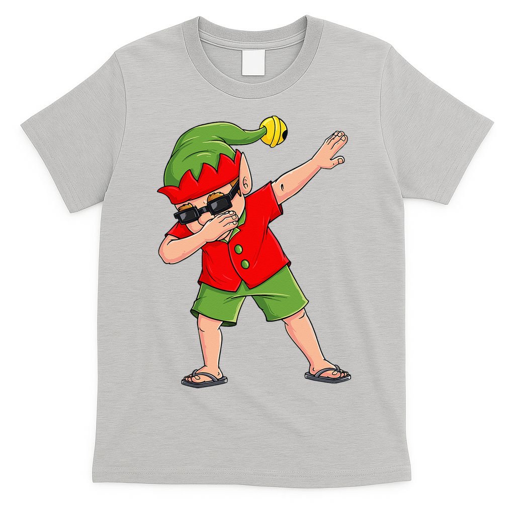 Dabbing Elf Christmas In July Summer Xmas Dab T-Shirt