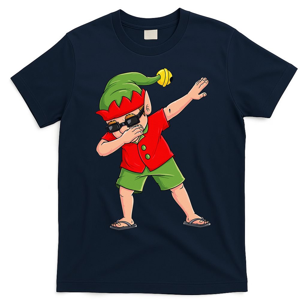 Dabbing Elf Christmas In July Summer Xmas Dab T-Shirt
