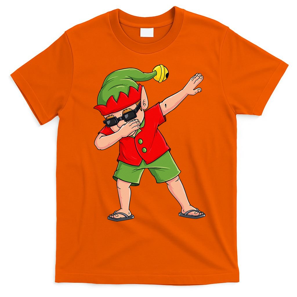 Dabbing Elf Christmas In July Summer Xmas Dab T-Shirt