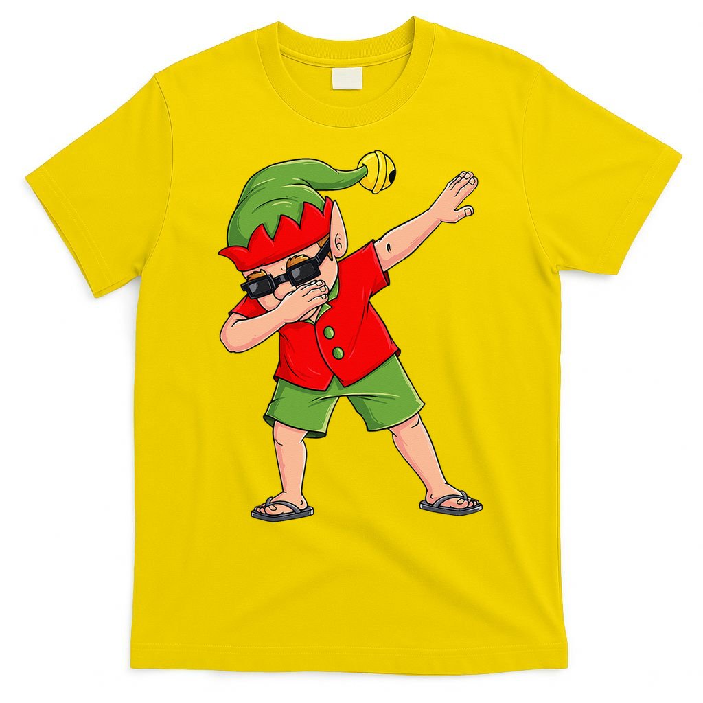 Dabbing Elf Christmas In July Summer Xmas Dab T-Shirt
