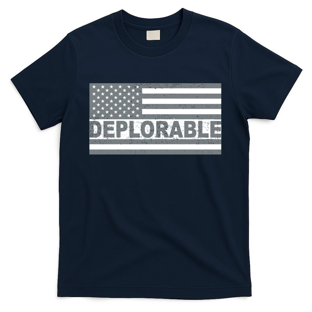 Deplorable American USA Flag T-Shirt