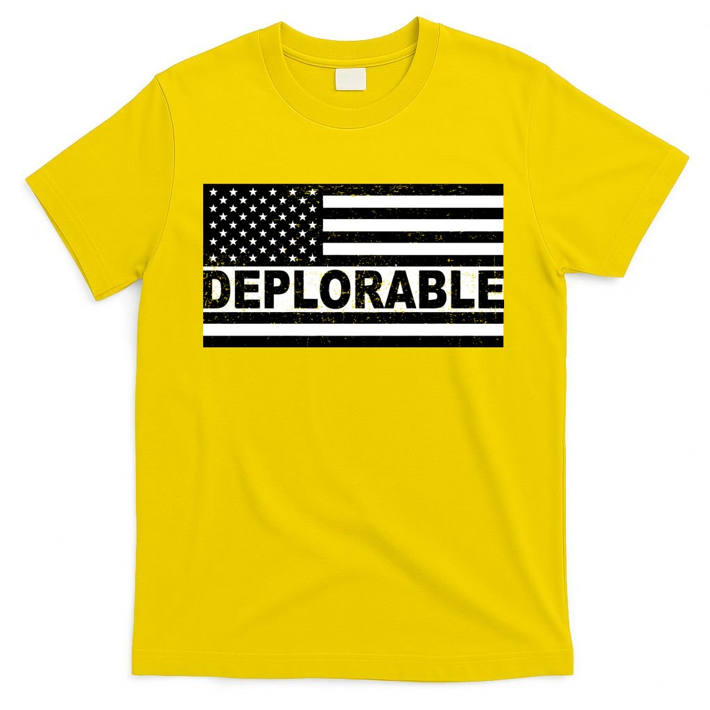Deplorable American USA Flag T-Shirt