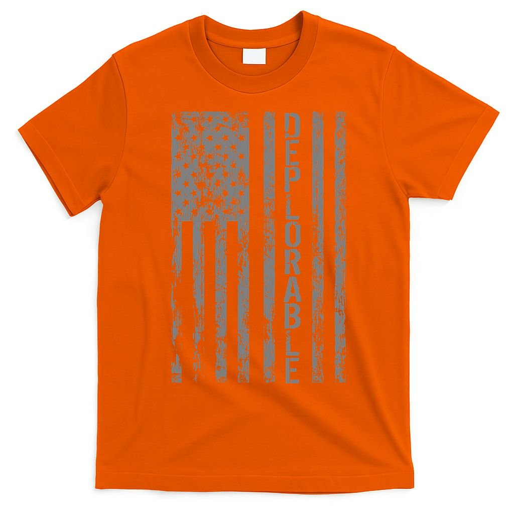 Deplorable United States of America USA Vintage Flag T-Shirt