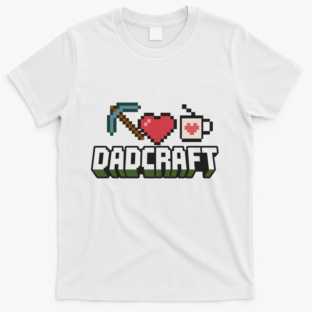 Dadcraft Funny Father's Day Gamer Gift T-Shirt